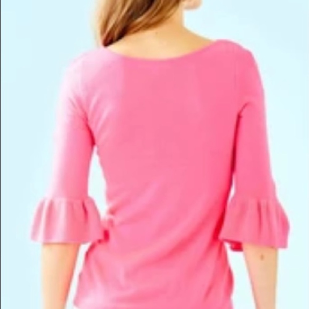 Lilly Pulitzer Rosemary Sweater- Pink Tropics - Picture 4 of 4